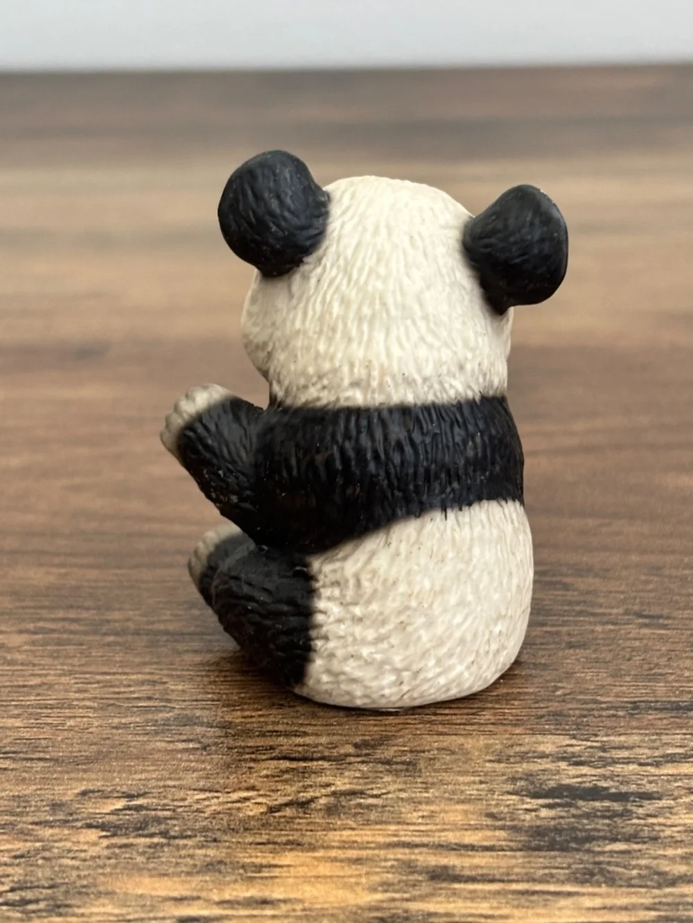 House of Global Art Harvey Knox Panda Bear Figurine Realistic Collectible Topper